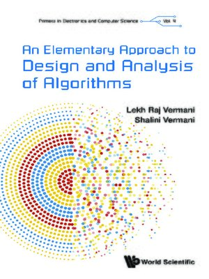 cover image of An Elementary Approach to Design and Analysis of Algorithms